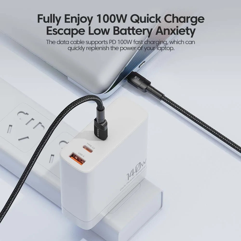 ⚡ Sonae™ 100W USB-C Fast Charging Cable | PD 3.0 + QC 4.0