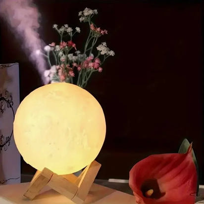 Galaxy Moon LED Night Light β Warm Glow Decorative Lamp