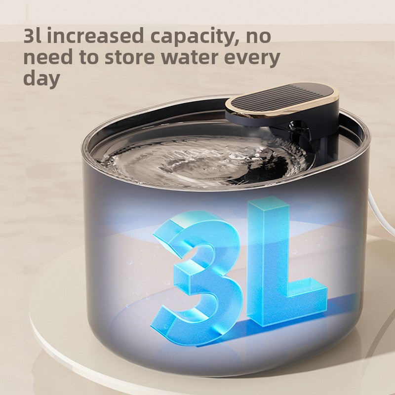 Automatic Circulating Pet Water Fountain - Quiet Filtered Drinking Bowl for Cats & Dogs