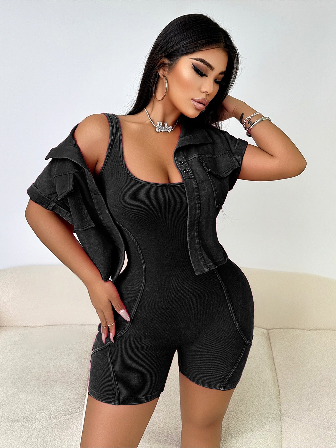 Women's Shapewear Bodysuit - One-Piece Slimming Suit