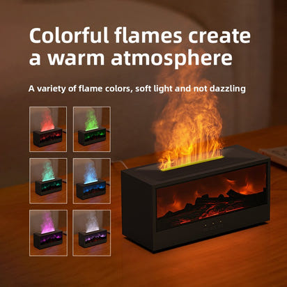 3d Fireplace Flame Aroma Diffuser