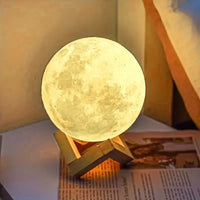 Galaxy Moon LED Night Light – Warm Glow Decorative Lamp